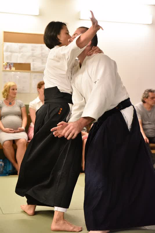 Sze Ding throwing with iriminage at the Surry Hills dojo