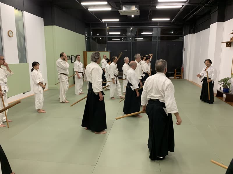 A ken seminar at the North Sydney dojo