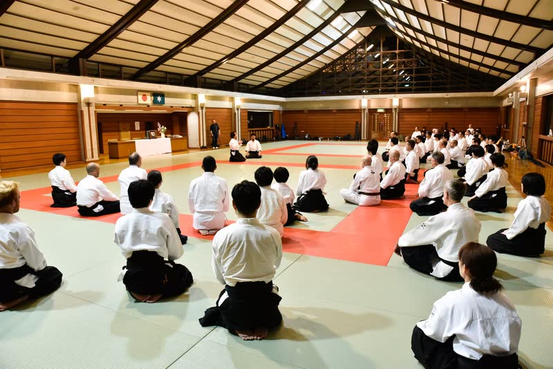 A seminar at the Morioka Budokan