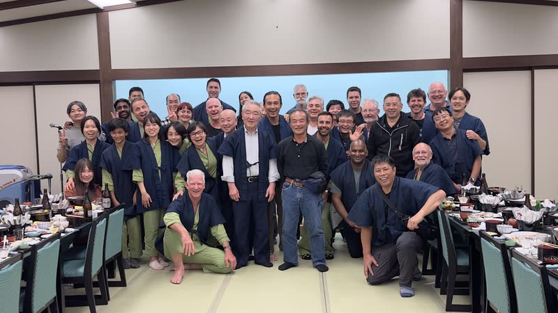 Celebrations at Morioka with Hidaka Sensei's group