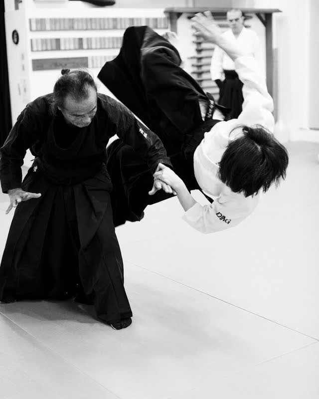 Paired sword practice, kumitachi. Photograph by Sheree Porter