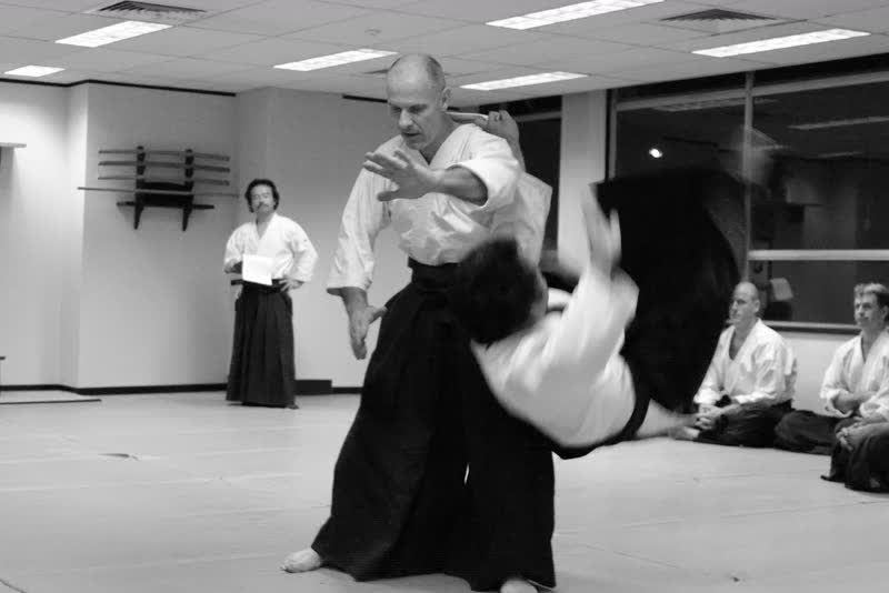 Ian Thomson throwing with iriminage at the Surry Hills dojo