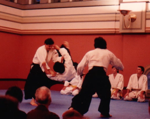 Early public demonstration, Queen Victoria Building, c. 1990