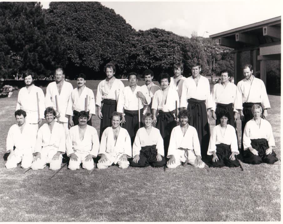 Historic Sydney photo with Saito Sensei, 1983