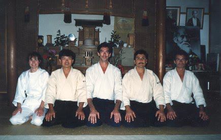 Sydney group tour to Iwama dojo, early 1990&rsquo;s.