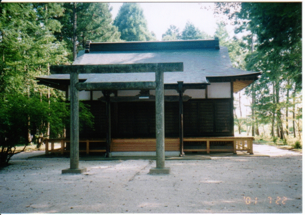 The Aikido Shrine at Iwama. This building is the Ceremonial Hall, completed in 1962. The actual shrine which houses the deities lies in the rear courtyard.