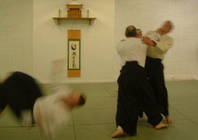 Roger during san-nin jyu waza