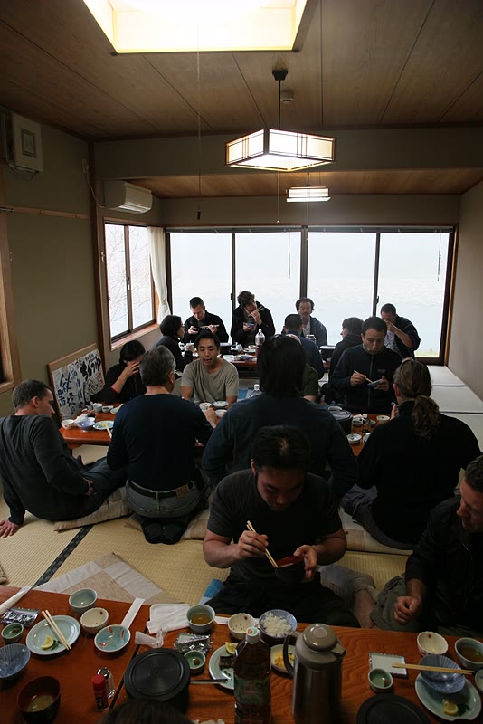 Breakfast at the minshuku