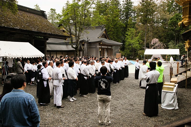 Opening Ceremony before the Aikido demonstrations