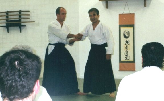 Andrew Nolan taking ukemi for Sairenji Sensei
